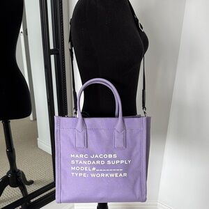 Marc Jacobs Lavender Workwear Tote brand new with tag 11 x11x 5